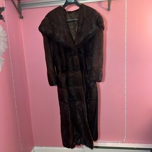Vintage REAL Nutria Fur Coat
